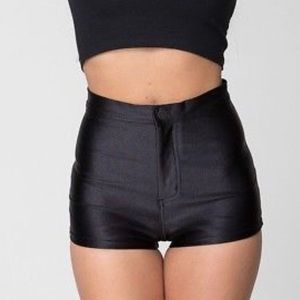 American Apparel Disco Shorts in Black